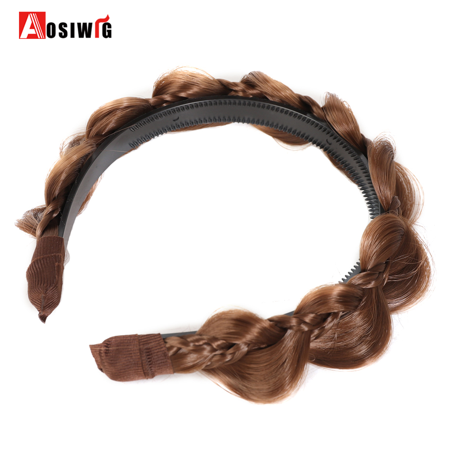 Synthetische Fishbone Geflochtene Stirnband Haar Gürtel Geflochtenes Haarband Böhmischen Stil Frauen Frisur Haarteile Kopfbedeckung Zubehör Bl