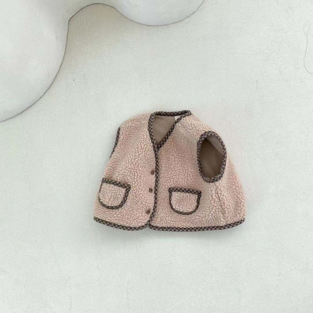 Herfst Winter Baby Warm Vest Fleece Baby Vest Jas Kinderen Winddicht Vest Voor Jongens Mode Baby Meisje Mouwloze Kleding