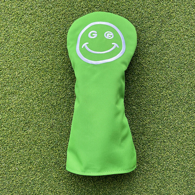 Smile golfklubba  #1 #3 #5 trähuvudskydd driver fairway woods skydd putterhuvudskydd: Champagne