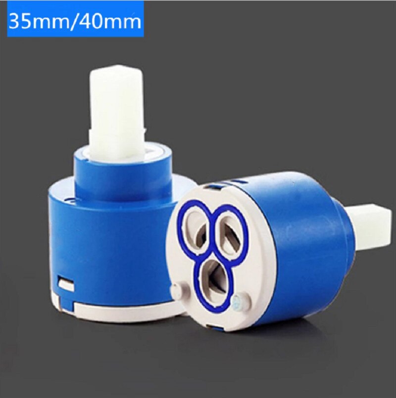 1Pc 35Mm/40Mm Waterbesparende Vervanging Keramische Spool Sedal Water Mengkraan Kraan Cartridge Keuken Badkamer Kraan vervangen Deel