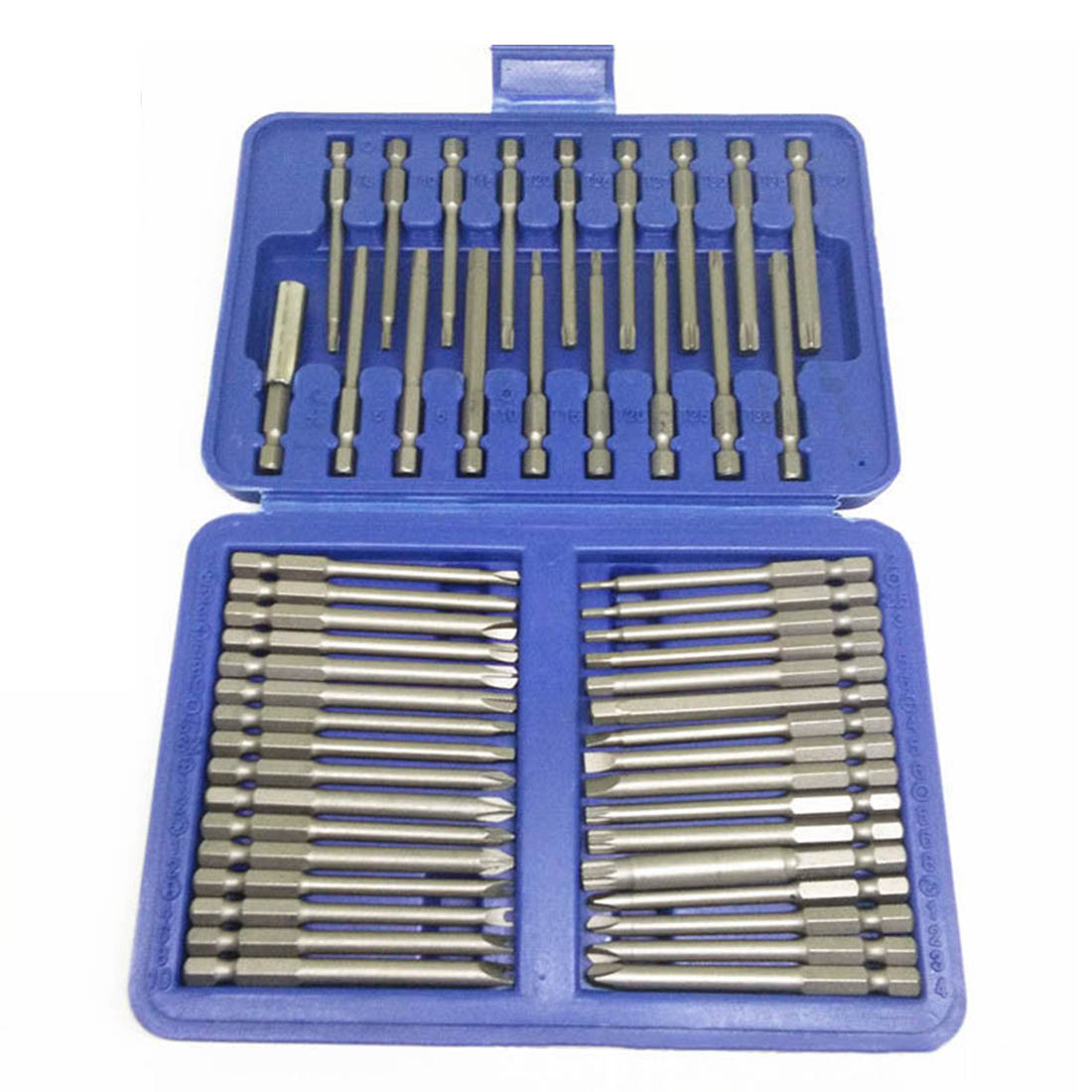 Extra Lange Bit Set 50 stücke 75mm Lange Quick Release Schraubendreher Bit Halter Sicherheit Bit Set Hex Bit