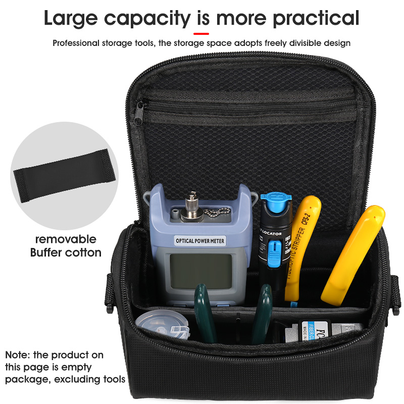 Fiber Optic Tool Empty Package FTTH Special Tool Kit Fiber / Hardware / Network Tools Empty Bag