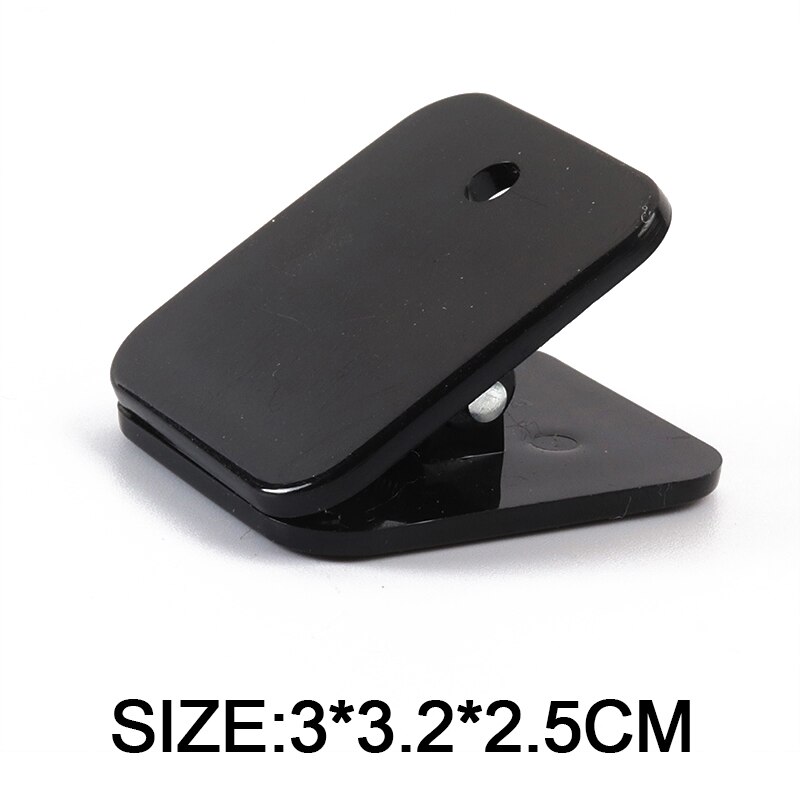 1PC Acrylic Clamp Paper Clips Ticket Holder Paper Documents Organizer Student School Office Supplies Bookmark Binder Clip