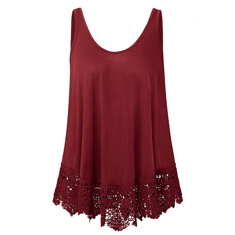 Smdppwdbb Zomer Moederschap Vest T-shirt Elastische Zwangerschap Tank Tops Kleding Zwangere Vrouwen Shirts Kant Tees Kleding Mouwloze: Deep red / S