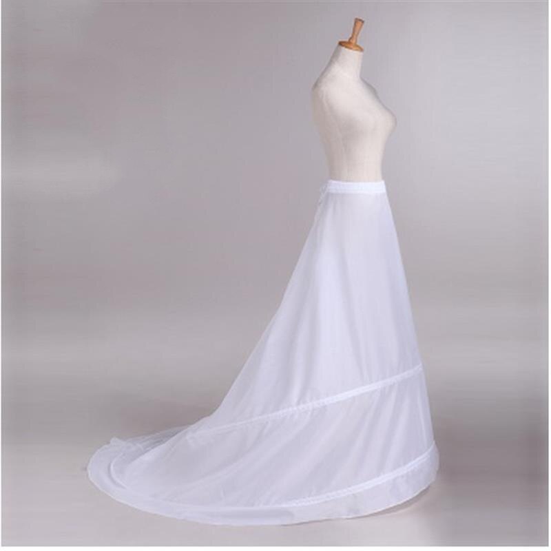Top a-lijn 2 hoepel bruids petticoat crinoline onderrok dames bruids petticoats