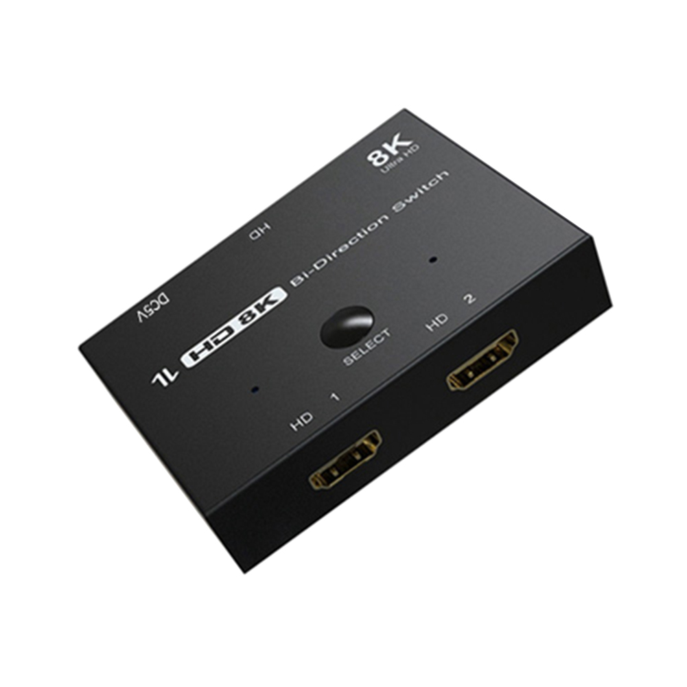 Kvm Switch Switcher Adapter Voor PS4 Schakelaar 4K 120Hz 1X2 8K 60Hz 2X1 Bi-Richting Converter Hdmi Splitter Hdmi 2.1 Hd Met Schakelaar: Default Title