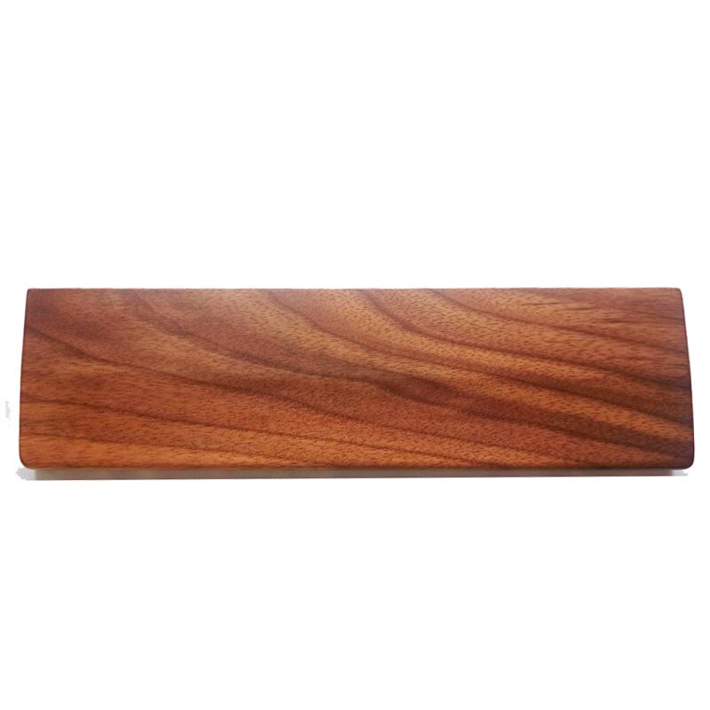 Walnut Wooden Mechanical Keyboard Wrist Rest Pad with Anti-Slip mat Ergonomic palmrest Gaming Support Hand Pad 67 87 Keys