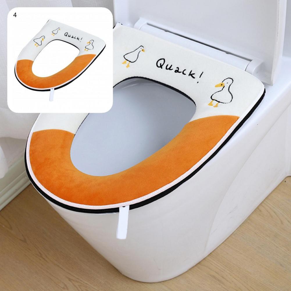 Aantrekkelijke Mooie Eend Patroon Wc Kussen Toilet Seat Cover Wasbare Shin-Vriendelijke