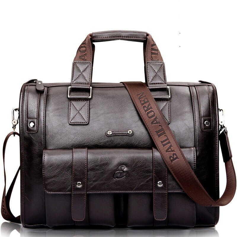 LEINASEN Hohe Kapazität Männer aktentasche Business Messenger Handtaschen Männer Taschen Laptop Handtasche Tasche männer Reisetaschen Hochwertige: Small Dark brown