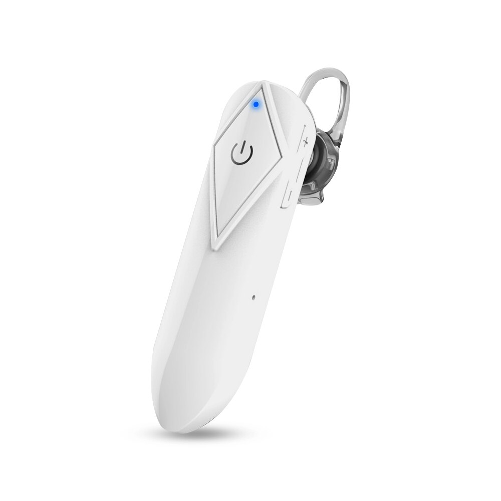 Kebidu affaires Mini écouteurs mains libres Bluetooth Sport Bluetooth écouteur étanche sans fil casque écouteur avec micro: Bluetooth 5.0 White