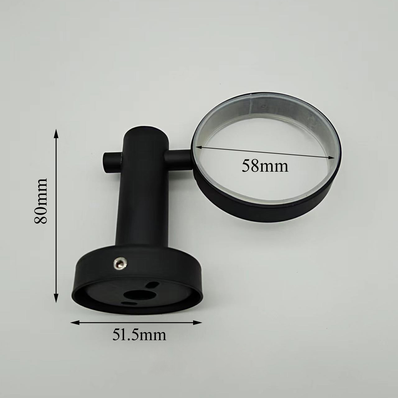 Jabonera de cerámica para baño, taza para cepillo de dientes blanco, soporte para escobilla de baño, dispensador de jabón líquido montado en la pared: Negro