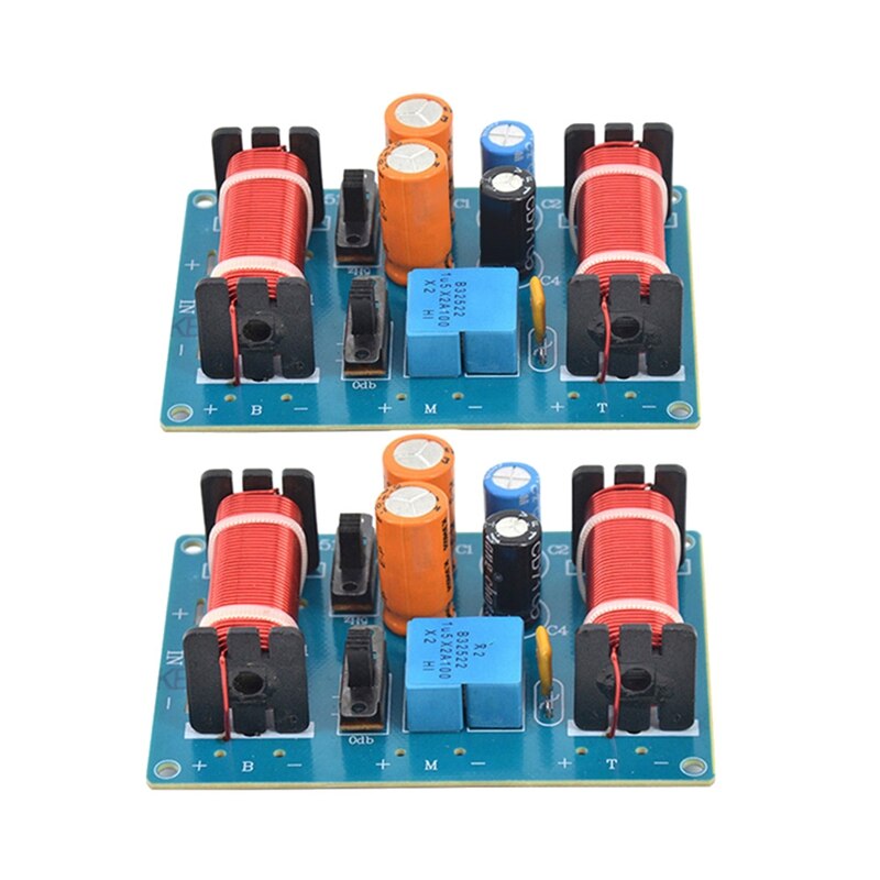 2 stück 150w 3 wege-audio-lautsprecher-frequenzweiche hoch-mittel-bass-regallautsprecher auto-lautsprecher-filter-frequenzteiler: Default Title