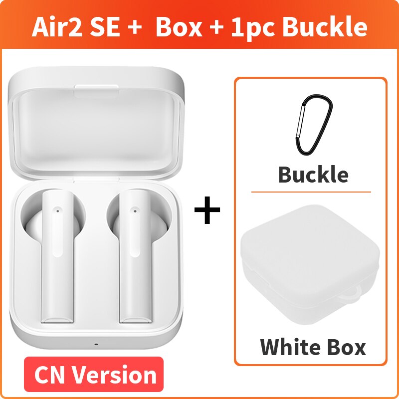 Xiaomi Air2 SE sans fil Bluetooth écouteur TWS Mi vrais écouteurs Air 2 SE SBC/AAC synchrone lien contrôle tactile: CN Add White Case