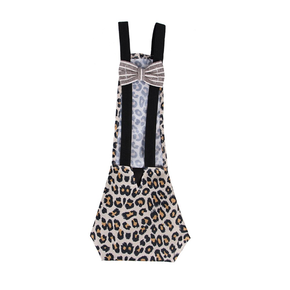 pañal para mascotas, pañal para pollos y patos, ropa de granja, lavable, portátil, tela para aves de corral con banda elástica S/M/L: Leopard print / L