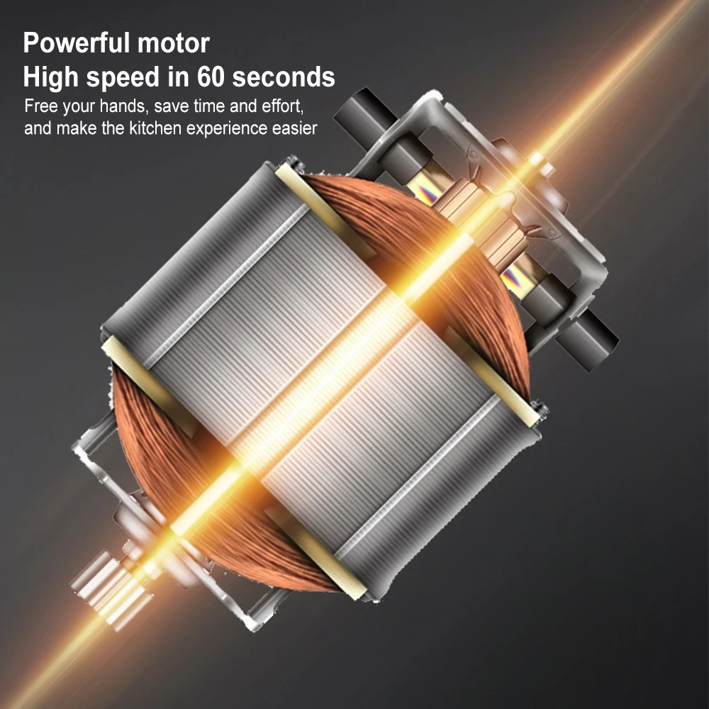 Mezclador de alimentos eléctrico inalámbrico 2 en 1, batidora de alimentos eléctrica de alta potencia, batidora de masa, batidor de huevos, batidora manual para hornear, herramientas de cocina