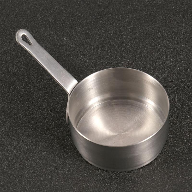 Mini Heating Pot Stainless Steel Soup Pot Butter Sauce Pan With Handle ​Mini Pot Rustproof Heating Pot Butter Warmer Sauce Pan