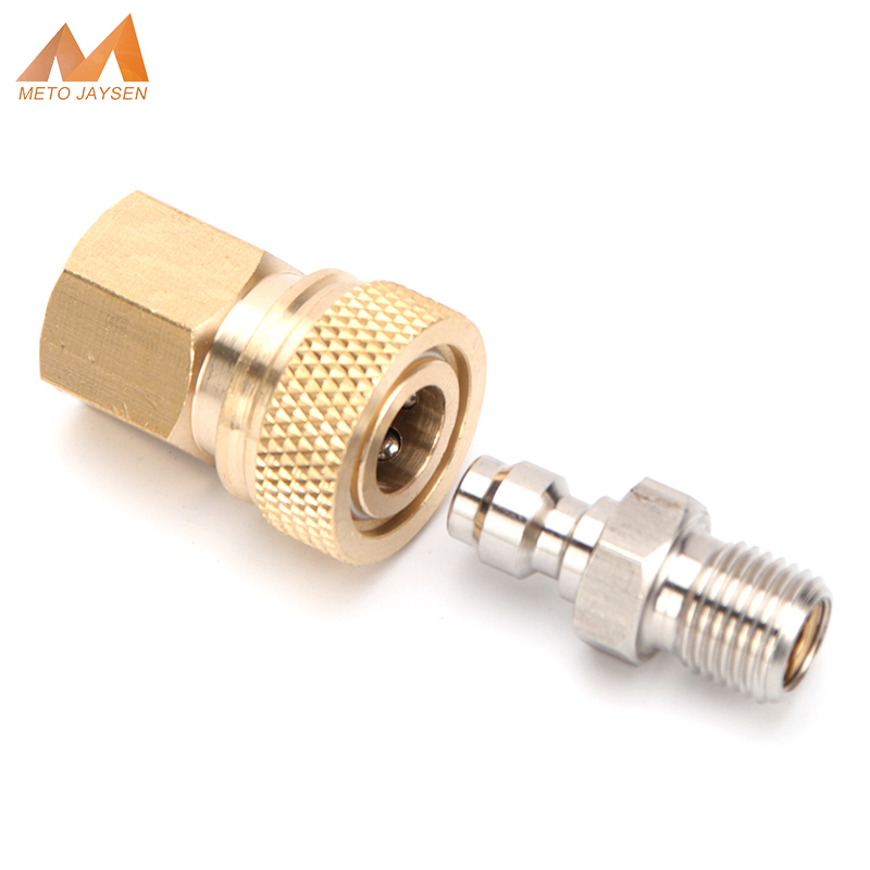 1/8BSPP Stekker Connector 8mm M10x1 1/8NPT Vrouwelijke Snelkoppeling Koppeling Fittings Socket 2 stks/set