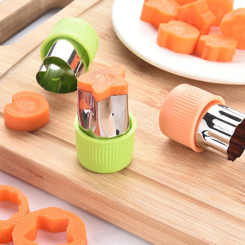 12 Pcs/set Bento Decorative Cute Shaper Durable Cutter Mold Cake Cutting Vegetable Fruit DIY Cutting Cutter Kitchen Accessories