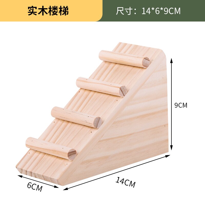 Wooden Hamster Multi-room Hamster Maze Toy Hamster Cage Landscaping Supplies Hamster Shelter Hamster Accessories Hamster Nest: 006