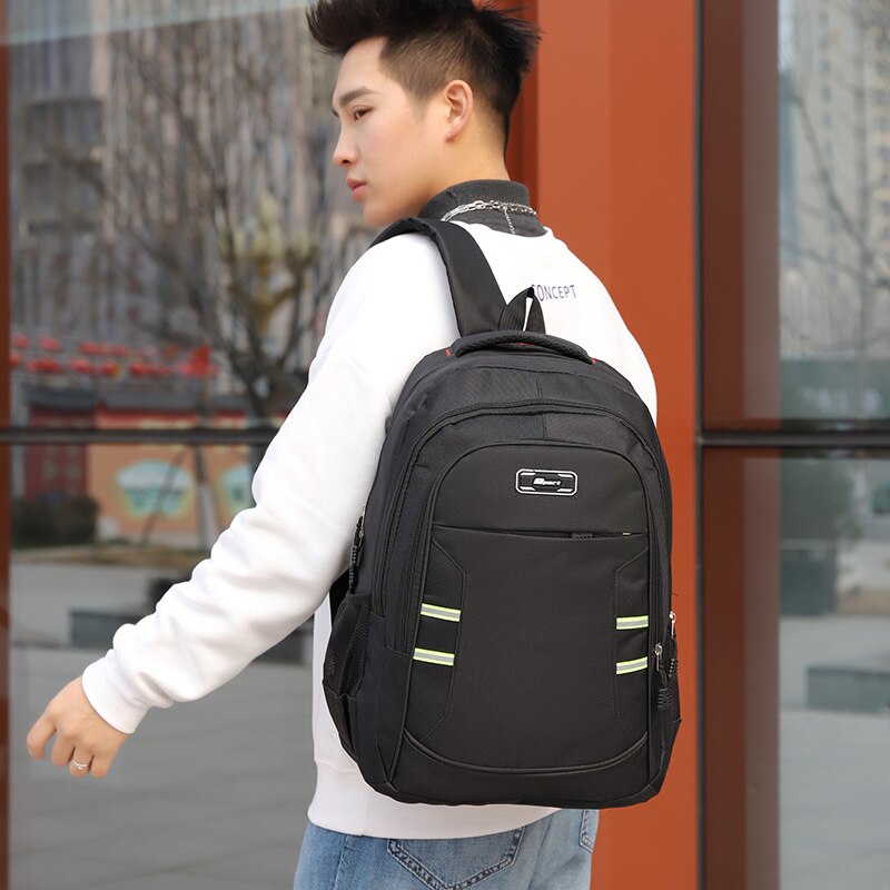 Hommes décontracté marée sac à dos jeunesse étudiant sac à dos en plein air courte distance voyage sac à dos