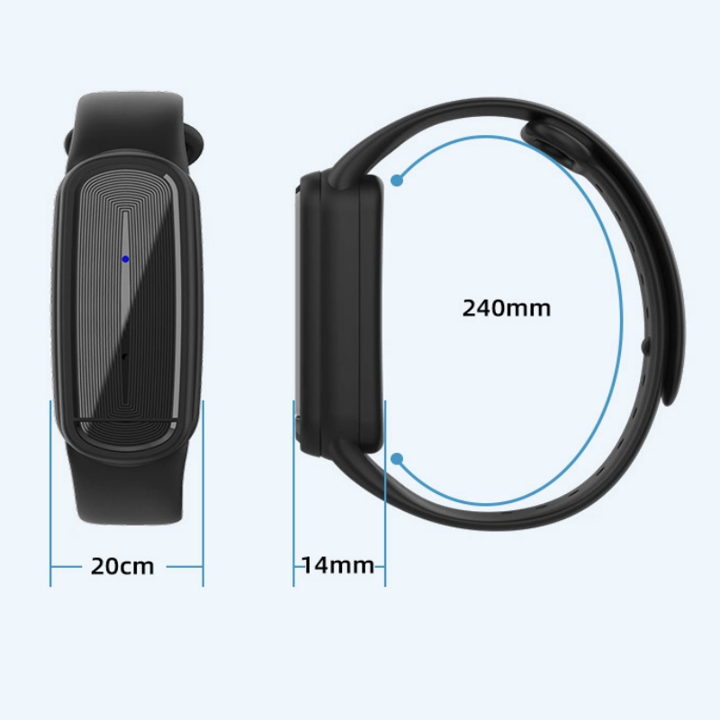 M90 Ultrasonic Anti Mosquito Bracelet for Adults Kids 100% Natural Non Toxic Pure Essential Mosquito Repellent Pest Reject Watch
