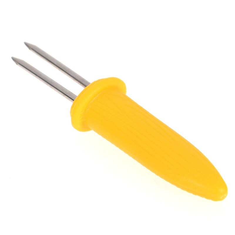 Mais Forchette Resistente Al Calore in Acciaio Inox Piccola Utensili per Cuocere Il Mais Cucina forchette barbecue Strumento per Il Partito di Campeggio di picnic barbecue Forcella Mais