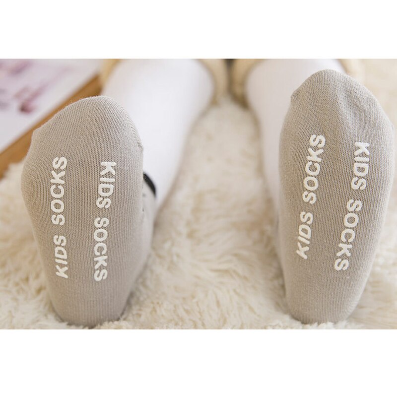 Hylidge Frühling Herbst kinder Socken mit Nette Kleine Ohr Cartoon Baby Nicht-slip Boden Socken Baumwolle Jungen Mädchen socken