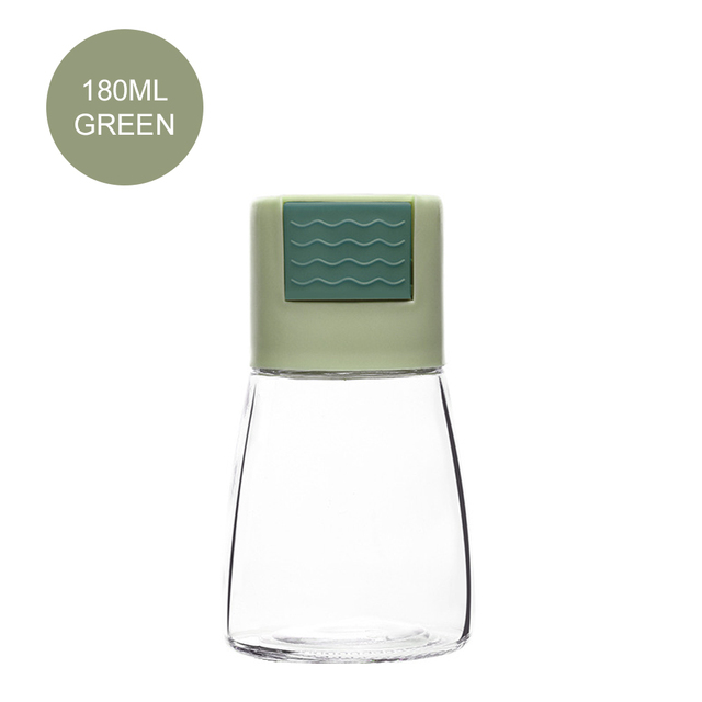 0.5g Metering Salt Shaker Push Type Salt Dispenser Salt Tank Sugar Bottle Spice Pepper Salt Shaker Spice Jar Can Seasoning Bottl: Green