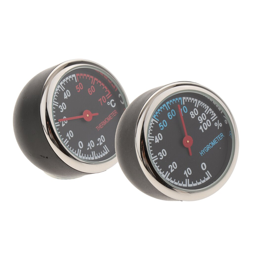 Auto Auto Digitale Klok Auto Thermometer Hygrometer 2 Pcs