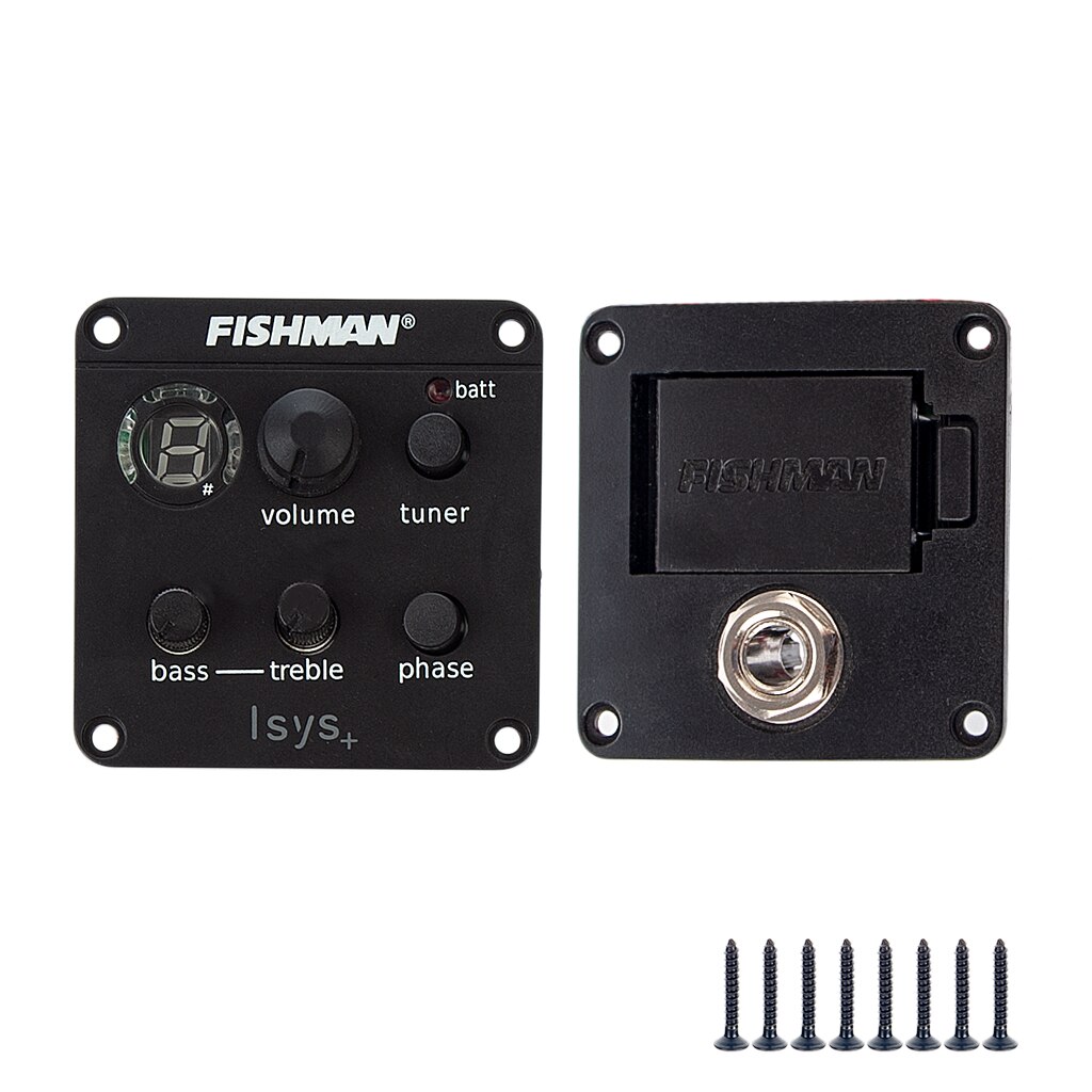 Fishman Isys + Eq Akoestische Gitaar Pick-Up Clip On Sound Hole Pick Up Onboard Voorversterkers Eq Tuner