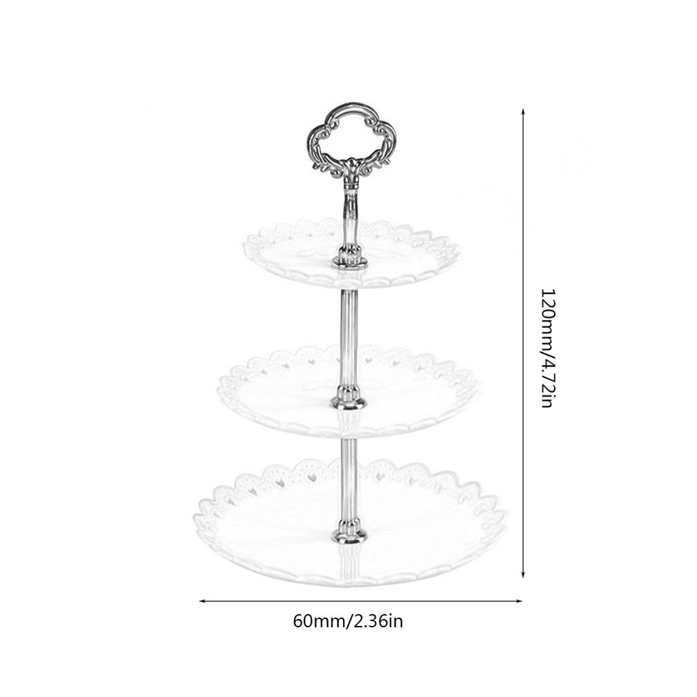 European Fruit Plate Three-Layer Snack Rack Living... – Grandado