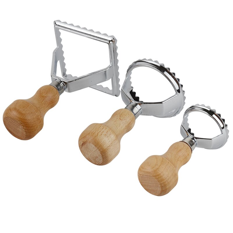 Klassieke Italiaanse Ronde En Vierkante Pasta Cutter Keuken Pasta Mold Tool Ravioli Stamp Cutter