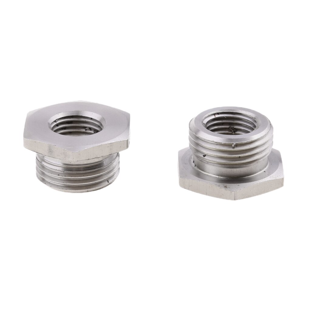 Stainless Steel Reduce O2 Sensor Port Bungs Plug Adapter Fittings 18mm to 12mm for Harley