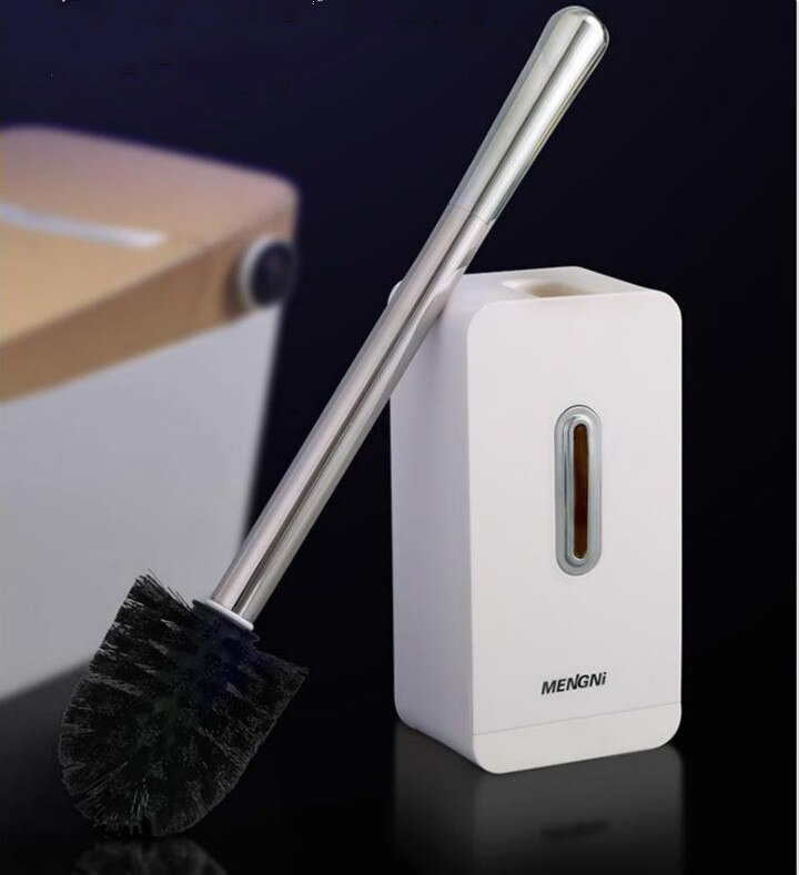 Suction Wall Mounted WC Toilet Brush Set Toilet Brush With Automatic Close Cleaning Brush Antique Toilet Bathroom Accessories