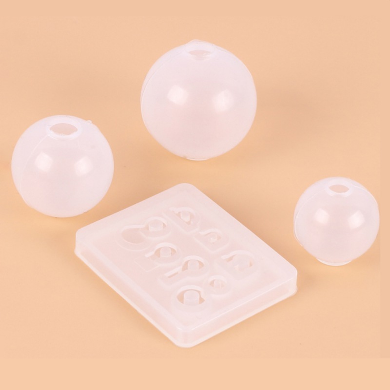 Spherical resin molds 4pcs Crystal Epoxy Epoxy Mould Handmade Jewelry Decoration Sphere Mold