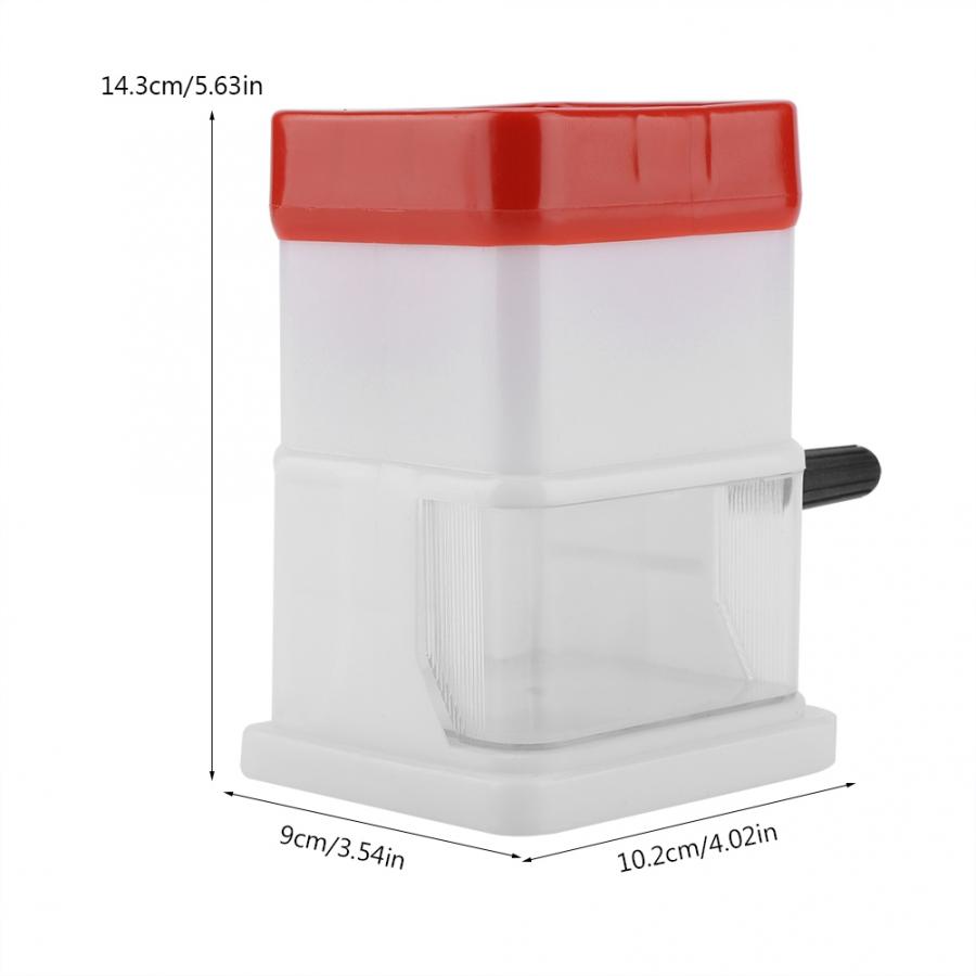 Portabel manuell grönsaksrakmaskin rivningsmaskin kross kone maker fruktfotsblandare