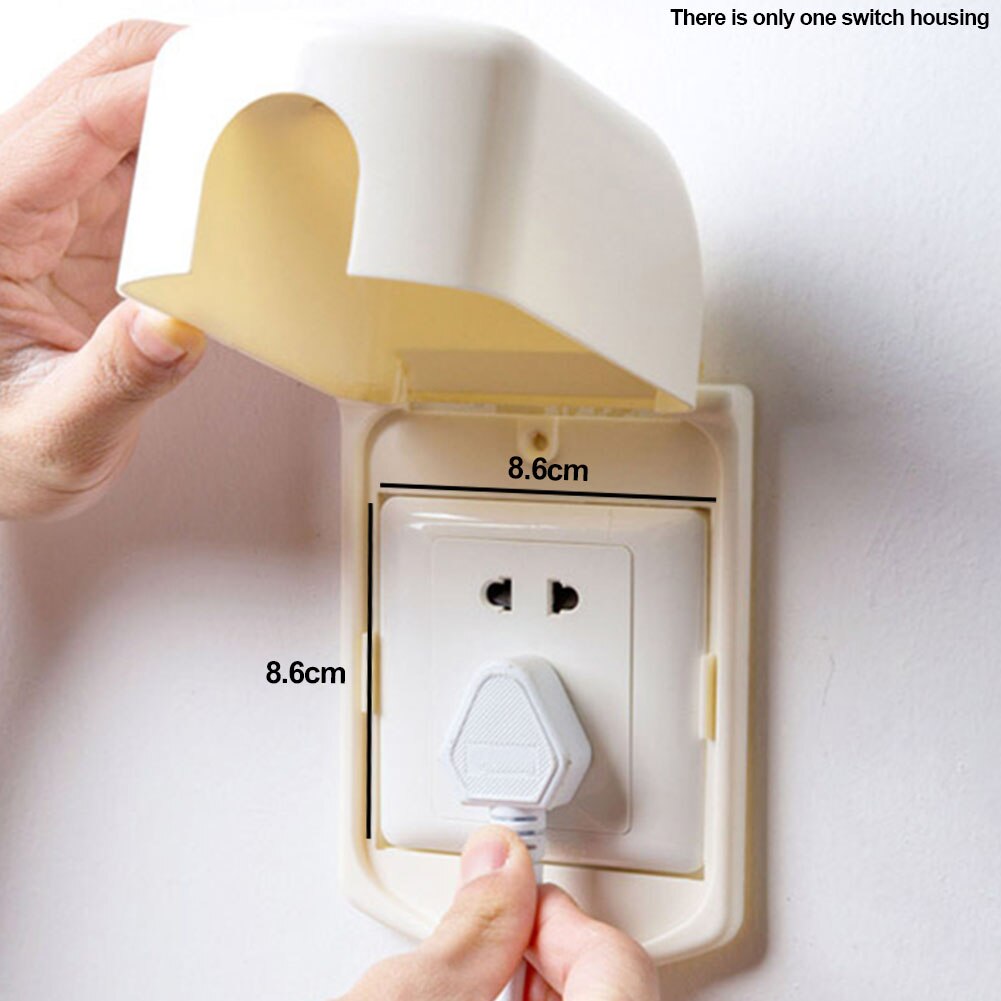 Protezione Anti-Shock elettrica protezione solida spina singola protezione interruttore per bambini protezione bambino leggero portatile universale