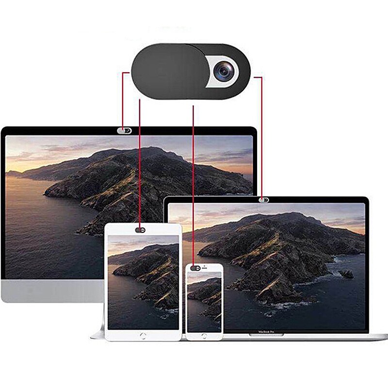 WebCam Cover Shutter Magnet Slider Mobile Phone Privacy Sticker for IPhone Web Laptop Tablet Camera Mobile Phone Privacy Sticker