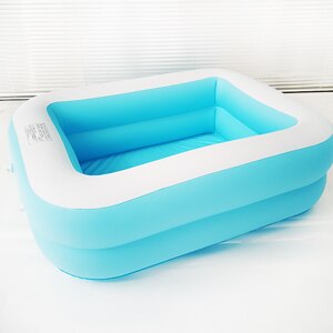 Baby pool 110 x 88 x 33cm svømmecenter kan være badekar bold pit til baby legetøj lege oppustelig pool: Default Title