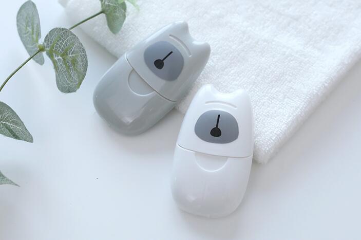 Savon de Boxe jetable | Savon de voyage en plein air, savon de toilette jetable, lavage des mains, bain à main, tranches propres parfumées, feuilles, Mini savon Portable
