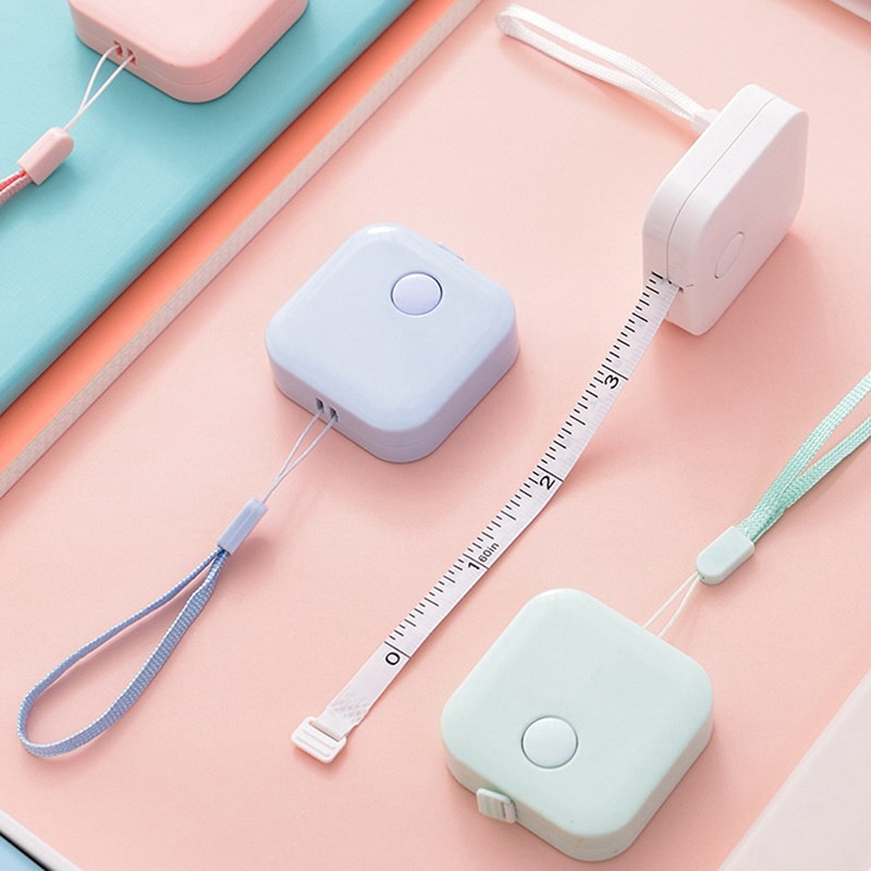 150cm tape measure telescopic ruler children's height ruler portable tape measure color random