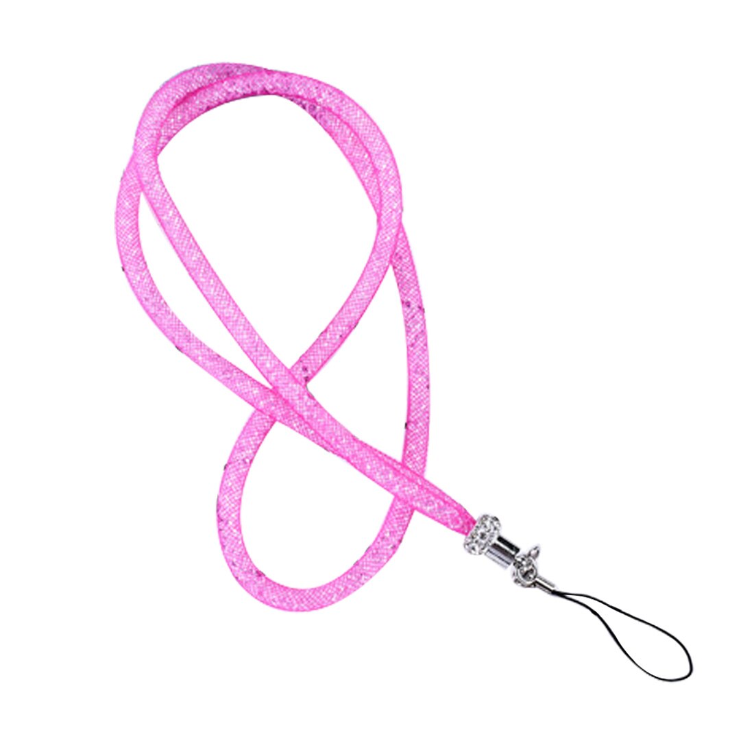 Etmakit Mooie Crystal Hals Ketting Strap Lanyard U Disk ID Werkkaart Mobiele Mobiele Telefoon Keten Riemen Sleutelhanger telefoon Hangen touw