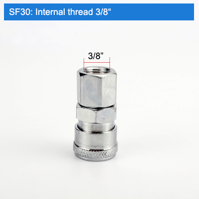 C type Hose Quick connector PP30 SP30 PF30 SF30 PH30 SH30 PM30 SM30 Pneumatic fitting Conector del compresor de aire: SF30