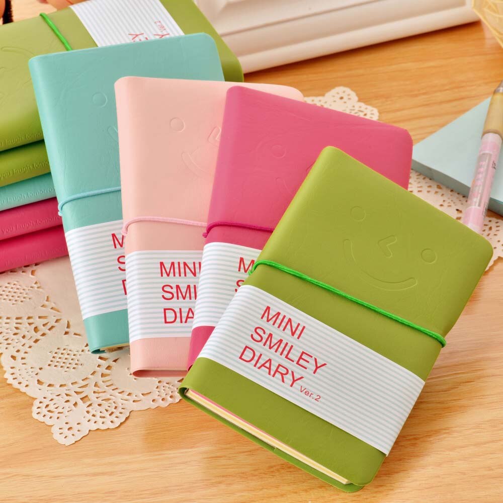 Lederen Draagbare Notebook Pocket Dagboek Memo Notepad Journal Planner Note Pad Student School Kantoorbenodigdheden Supply