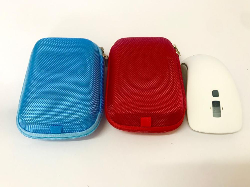Funda de ratón blanca para logitech M560, bolsa de viaje personalizada, portátil