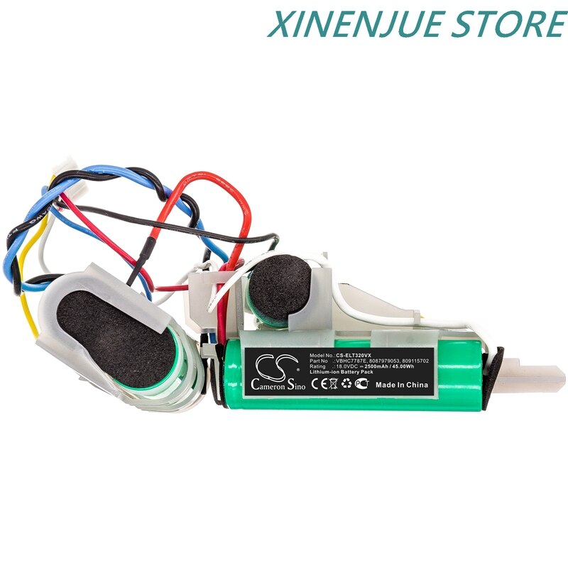 Dammsugare 1500 mah /2500 mah batteri för electrolux  zb11er,zb13er, ergo 11, ergo 12, ergo 13,zb112er,zb3014g,zb3015sw,zb3211,zb3212: 2500 mah