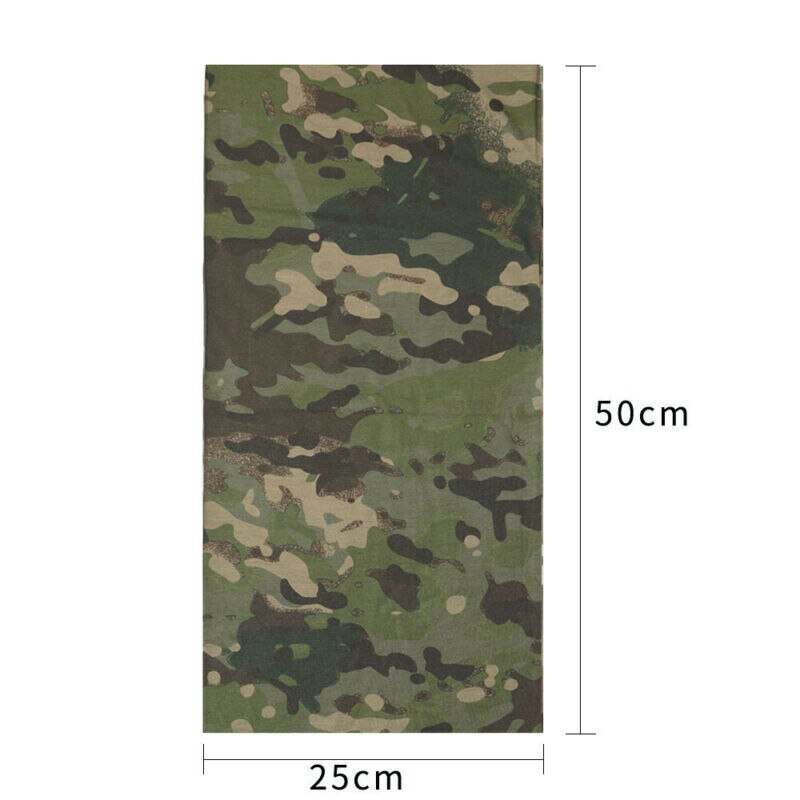 Multifunctionele Sjaal Sneldrogende Outdoor Riding Hood Hoofddoek Sjaal Gezichtsmasker Neck Gaiter Kraag Leger Polsband Oogmasker Hoofdband: MCTP