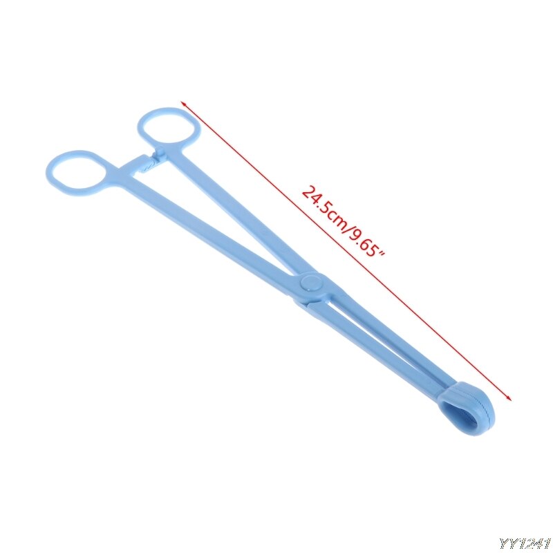 Reptile Terrarium Lizards Plastic Tongs Tweezers Pet Raising Feeding Tool Clips