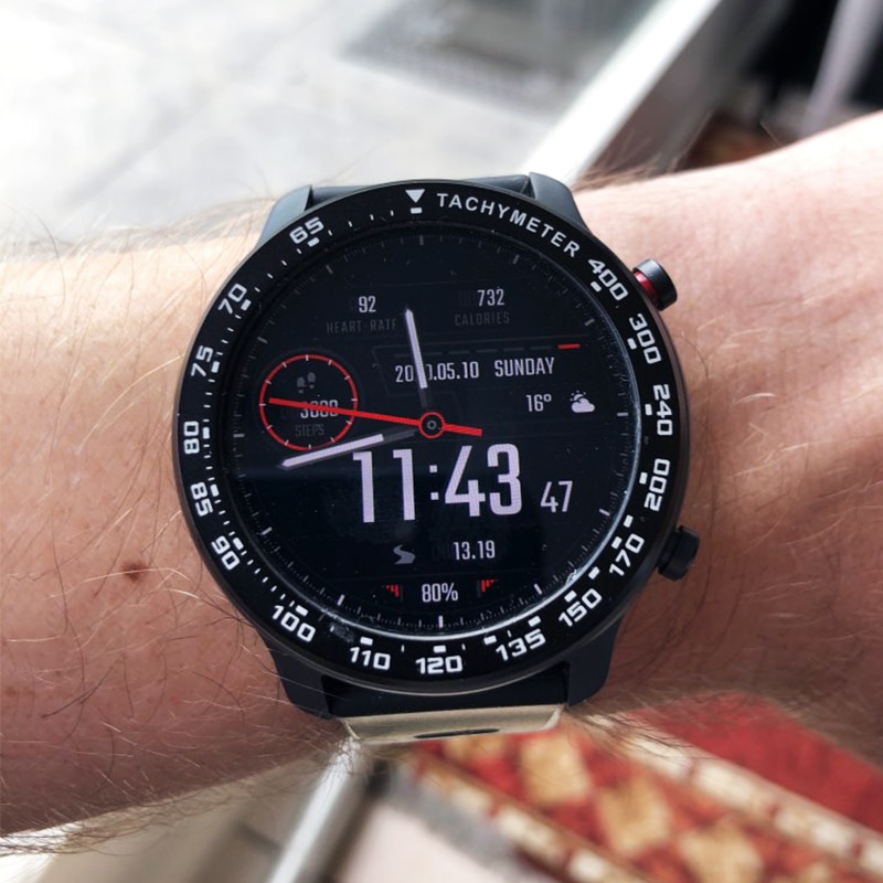 Stainless Steel Watch Bezel Ring For Huami Amazfit GTR 42mm Outer Edge Dial Scale Speed Tachymeter For GTR 47 Watch Case cover