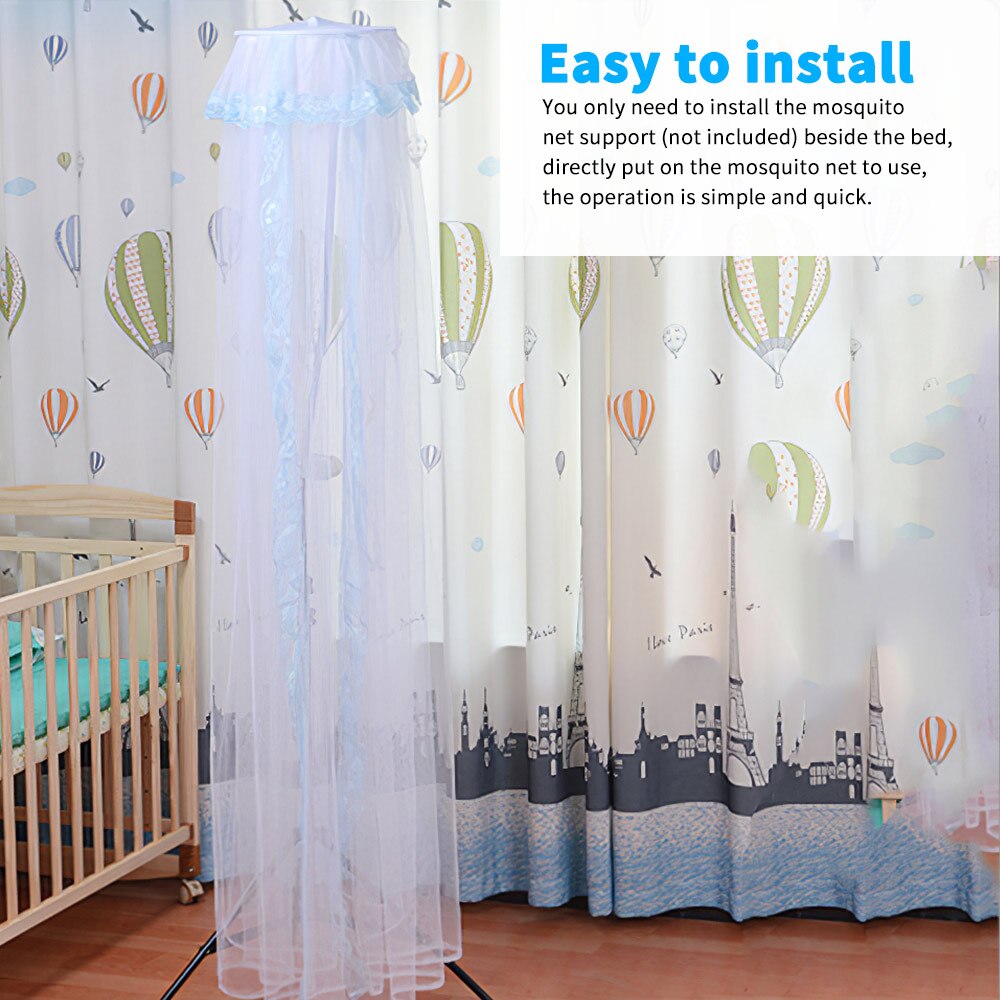 Hängen Baby Bett Moskito Netz Universal- Krippe Moskito Netz Kind Baby Moskito Netz Kuppel Faltbare Moskito Abdeckung Kinderzimmer Dekoration
